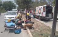 MOTOCICLISTA RESULTA LESIONADO EN ACCIDENTE EN GENERAL TERÁN.