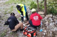 RESCATA PROTECCIÓN CIVIL A UN HOMBRE EN EL CHAPOTAL EN MONTEMORELOS.