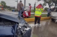 ACCIDENTE VIAL EN ALLENDE, ATIENDE CRUZ ROJA Y PROTECCIÓN CIVIL.