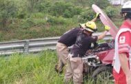 ACCIDENTE VIAL EN ALLENDE, ATIENDE PROTECCIÓN CIVIL.