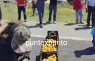 CIERRAN CARRETERA 57 EN GALEANA, PROTESTAN CONTRA FIDESUR.