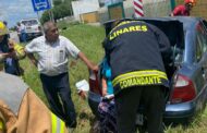 BOMBEROS LINARES ATIENDEN ACCIDENTE VOLCADURA EN CARRETERA NACIONAL.