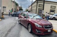 CHOQUE EN EL CENTRO DE LINARES.