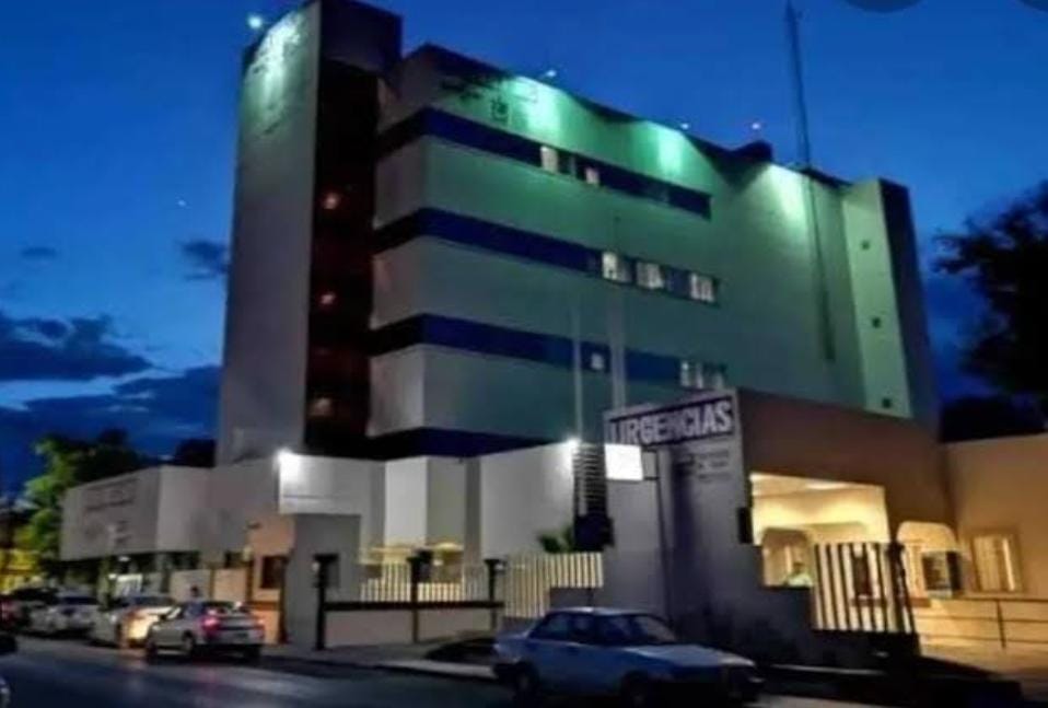 HOMBRE LESIONADO LLEGA AL HOSPITA EN LINARES.