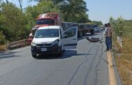 ACCIDENTE EN CARRETERA NACIONAL, ATIENDE BOMBEROS LINARES Y CRUZ ROJA.