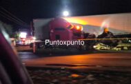 HOMBRE MURIÓ EN ACCIDENTE EN LINARES ATROPELLADO POR UN TRÁILER.