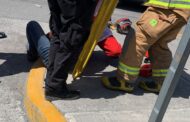 ATIENDE BOMBEROS DE LINARES UN ACCIDENTE VIAL, UNA PERSONA RESULTA LESIONADA.