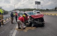 UNA PERSONA HERIDA EN ACCIDENTE VIAL EN CARRETERA NACIONAL, ATIENDE PROTECCIÓN CIVIL Y CRUZ ROJA.