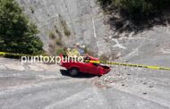 EN ITURBIDE CAE CAMIONETA A BARRANCO, PIERDE LA VIDA EL CONDUCTOR.