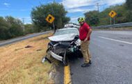 ACCIDENTE EN CARRETERA NACIONAL EN MONTEMORELOS.