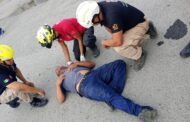 UN HOMBRE LESIONADO EN ACCIDENTE VIAL EN MONTEMORELOS, LO RESCATA PROTECCIÓN CIVIL.