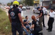 ATIENDE PROTECCIÓN CIVIL PERSONAS HERIDAS EN ACCIDENTES REGISTRADO EN ALLENDE.