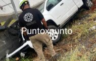 CHOCA CAMIONETA Y LA ABANDONAN EN CARRETERA MONTEMORELOS, GENERAL TERÁN.