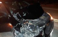 CONDUCTOR PARTICIPÓ EN ACCIDENTE CUANDO SE LE ATRAVEZO UNA VACA EN CARRETERA ALLENDE, CADEREYTA.