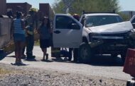 TREN EMBISTE UNA CAMIONETA EN LINARES, REPORTAN PERSONA LESIONADA.