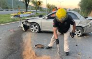 PERCANCE VIAL EN ALLENDE, REPORTAN UN HERIDO.