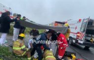 MOTOCICLISTA DE MONTEMORELOS RESULTA LESIONADO EN ACCIDENTE EN CARRETERA EN LINARES.