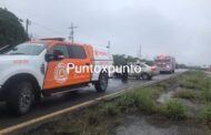 DOS LESIONADOS EN VOLCADURA EN CARRETERA NACIONAL EN LINARES.