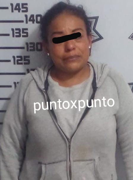 MUJER QUIÉN PELEABA EN LA CALLE EN ALLENDE FUE DETENIDA POR CONTAR CON UNA ORDEN DE APREHENSIÓN POR DELITOS CONTRA LA SALUD.