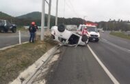 VOLCADURA EN CARRETERA NACIONAL EN ALLENDE.