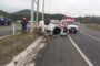 CHOQUE POR ALCANCE DE DOS AUTOBUSES EN GALEANA.