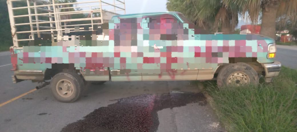 EN HUALAHUISES DEJAN CAMIONETA ABANDONADA CON NARCO MENSAJE.