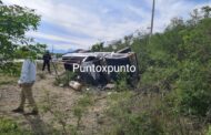 PERSONA LESIONADA EN VOLCADURA EN MONTEMORELOS.