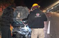 ACCIDENTE VIAL EN LA CARRETERA NACIONAL EN ALLENDE SE MOVILIZAN LOS CUERPOS DE EMERGENCIA.