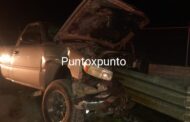 UN HERIDO EN ACCIDENTE VIAL EN CARRETERA GENERAL TERÁN MONTEMORELOS.