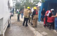 INCENDIO EN CASA HABITACIÓN EN ALLENDE MOVILIZA A LOS CUERPOS DE SEGURIDAD.