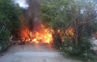 INCENDIO EN UNA VIVIENDA EN MONTEMORELOS MOVILIZA A LOS CUERPOS DE EMERGENCIA.