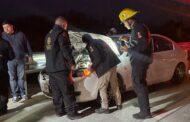 ACCIDENTE EN ALLENDE POR EL PERIFÉRICO DE LA CARRETERA QUE DIRIGE A JUÁREZ NUEVO LEÓN.