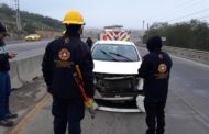 ACCIDENTE EN ALLENDE EN LA CARRETERA QUE DIRIGE A CADEREYTA.