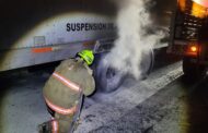 SE INCENDIO UN CAMION EN GENERAL TERÁN