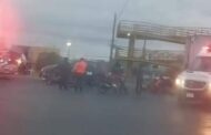 EN LINARES MOTOCICLISTA LESIONADO AL SER CHOCADO POR UN AUTOMOVIL.