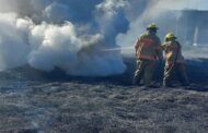 EN CHINA. NL. LOS INCENDIOS DE PASTIZAL, ALCANZARON HASTA UNA CAMIONETA.