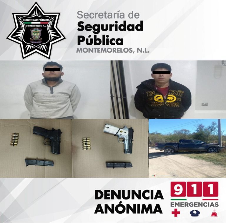 PRESENTAN POLICÍAS A HOMBRES ARMADOS QUÉ OCASIONARON PERSECUCIÓN Y ROBO DE CAMIONETA.