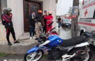 MOTOCICLISTA RESULTA LESIONADO AL DERRAPAR SU MOTOCICLETA EN LINARES.