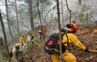 CONTINÚA EL COMBATE DEL INCENDIO EN LA SIERRA DE SANTIAGO.