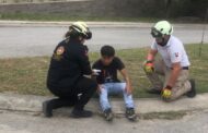 UN LESIONADO EN CHOQUE DE MOTO CON CAMIONETA EN ALLENDE.