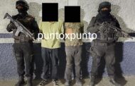 CAPTURAN A DOS HOMBRES EN POSESIÓN DE ARMAS DE USO EXCLUSIVO EN DR. COSS.