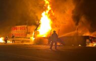 INCENDIO DE TRÁILER EN ALLENDE FUE POR UNA FALLA MECÁNICA, ADEMÁS SE PROVOCÓ EL CIERRE DE LA VIALIDAD EN LA NACIONAL.