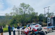 MOTOCICLISTA RESULTA HERIDO EN CHOQUE EN CARRETERA MONTEMORELOS TERÁN.