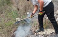 ATIENDE PROTECCIÓN CIVIL INCENDIO DE PASTIZAL EN ALLENDE.