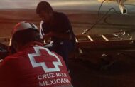 PARAMÉDICOS DE LA CRUZ ROJA, ATIENDEN A HOMBRE LESIONADO EN LINARES.