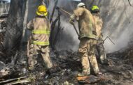 INCENDIO EN EL PATIO DE UN DOMICILIO EN ALLENDE MOVILIZA A PROTECCIÓN CIVIL.