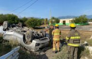 ACCIDENTE VOLCADURA EN CARRETERA NACIONAL EN LINARES.