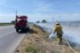 ACCIDENTE VOLCADURA EN CARRETERA NACIONAL EN LINARES.