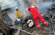 INCENDIO EN UNA VIVIENDA EN SANTIAGO, EL FUEGO DEJÓ DAÑOS MATERIALES.