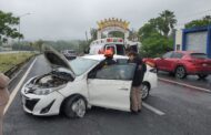 VOLCADURA EN CARRETERA NACIONAL EN ALLENDE.